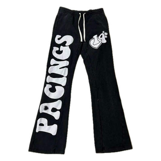 Pacings Black Flared sweats